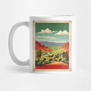 Goulburn Australia Vintage Travel Poster Tourism Art Mug